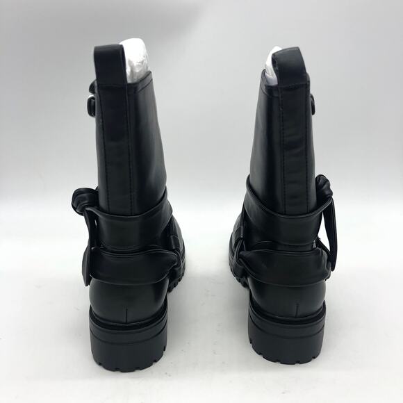 Aerosoles Womens Sabin Motorcycle Ankle Leather Boots Black Size 7 M - Picture 5 of 10